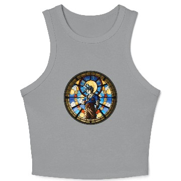 Discover Catholic Goku - Parodic design Crop Tank Top