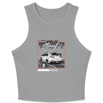 Discover Mitsubishi Lancer Evolution 10 Crop Tank Top
