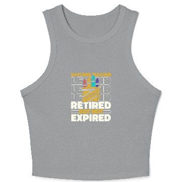 Discover Daycare Teacher Retired Crop Tank Top