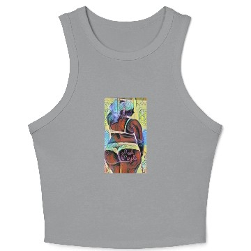Discover Magic Cube Woman Crop Tank Top