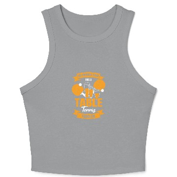 Discover My Drinking Team Has A Table Tennis Problem Crop Tank Top