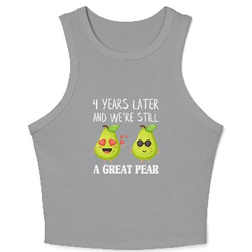 Discover And We're Still A Great Pear Anniversary Crop Tank Top
