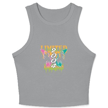 Discover 2004 Born Limited Edition Butterfly Gift Crop Tank Top