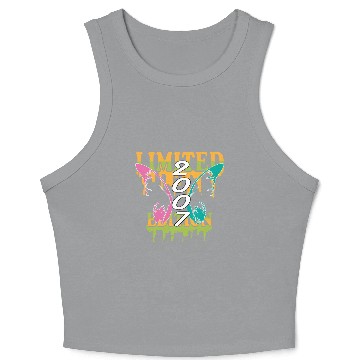 Discover 2007 Born Limited Edition Butterfly Gift Crop Tank Top