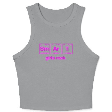 Discover SMART GIRLS ROCK - Elements Periodic Table Crop Tank Top