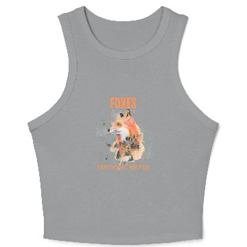 Discover Foxes Fantastic MR Fox Crop Tank Top