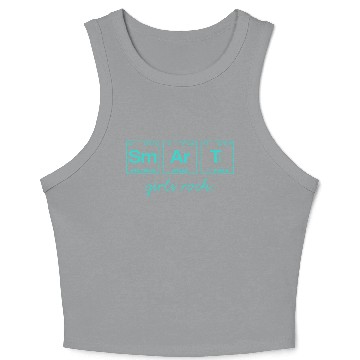 Discover SMART GIRLS ROCK - Elements Periodic Table Crop Tank Top