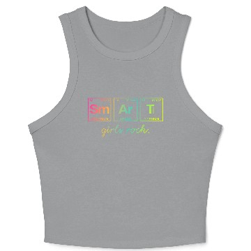 Discover SMART GIRLS ROCK - Elements Periodic Table Crop Tank Top