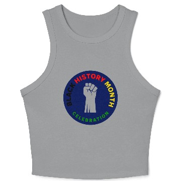 Discover black history month Crop Tank Top