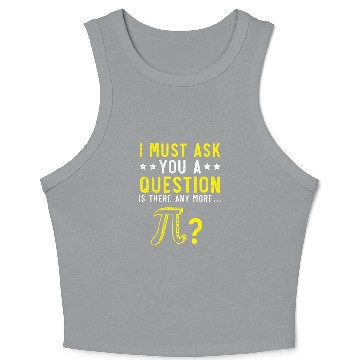 Discover Math Instructor Math Teacher Mathematician Pi Day Crop Tank Top
