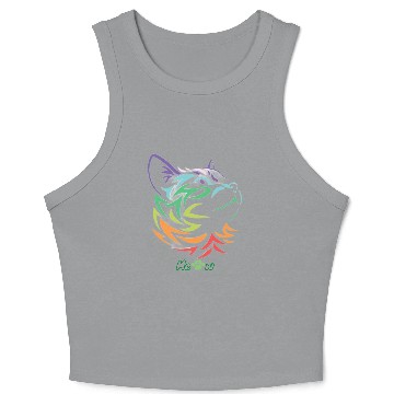 Discover latino world order Crop Tank Top