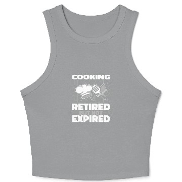 Discover Cook Chef Cooking Retired Crop Tank Top