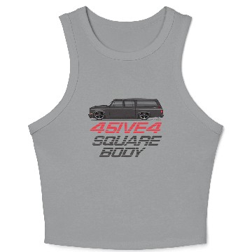 Discover 45 Midnight Black Crop Tank Top