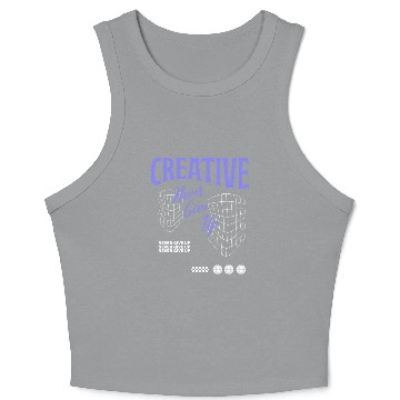 Discover Creative Streetwear Crop Tank Top