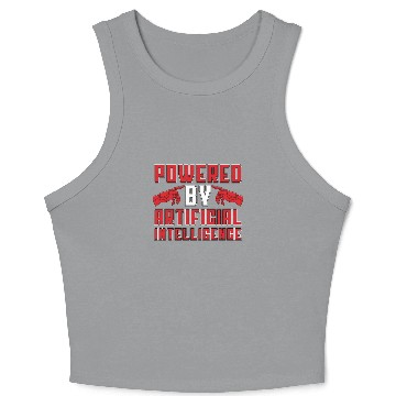 Discover Artificial Intelligence Powered By Artificial Crop Tank Top