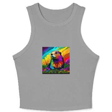 Discover multicolor groundhog.groundhog day ,groundhog gift Crop Tank Top
