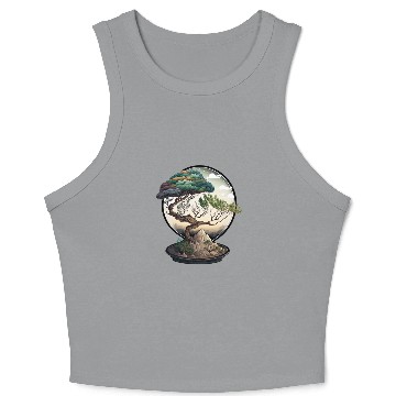 Discover Bonsai Tree Terrarium Crop Tank Top