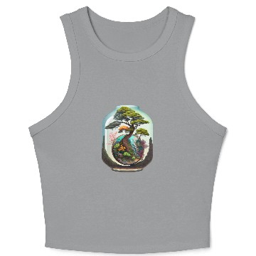 Discover Bonsai Tree Terrarium Crop Tank Top