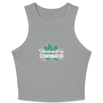 Discover Shenanigans Coordinator Funny St Patricks Day Crop Tank Top