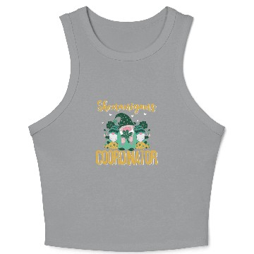 Discover Shenanigans Coordinator Funny St Patricks Day Crop Tank Top