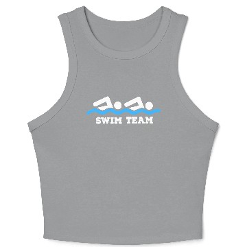 Discover swim team Crop Tank Top