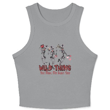Discover Wild Thing You Make My Heart Sing Crop Tank Top