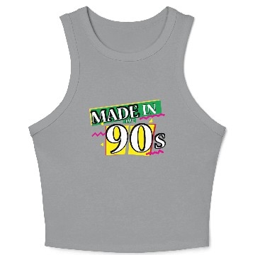 Discover made in 90s Crop Tank Top