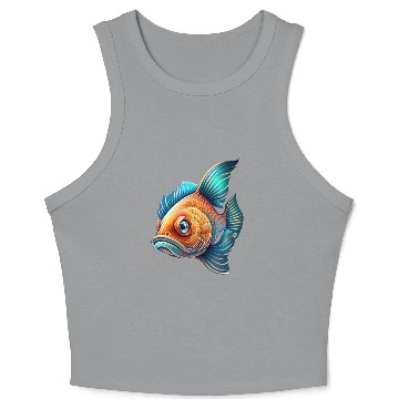 Discover Koi Fish Crop Tank Top