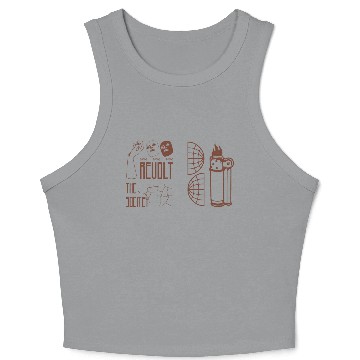 Discover Revolt the Society Crop Tank Top