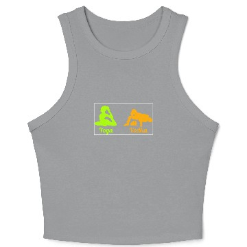 Discover Difference Between Yoga And Vodka St Patricks Day Crop Tank Top