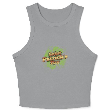 Discover Stylized Four Leaf Clover Shamrock For St Crop Tank Top