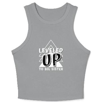 Discover Level Up to big sister Crop Tank Top