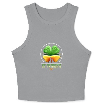 Discover Four Leaf Clover For St Patricks Day Crop Tank Top