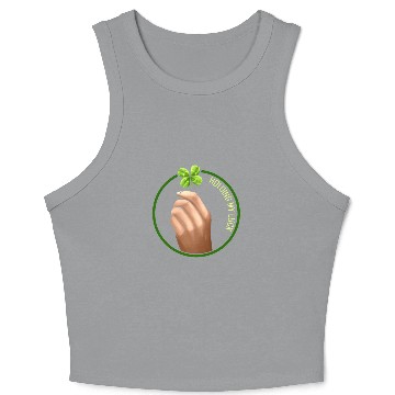 Discover Holding My Luck Four Leaf Clover On St Patricks Crop Tank Top