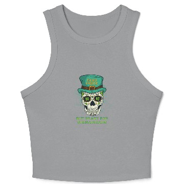 Discover Dead Inside but Ready for Shenanigans Crop Tank Top