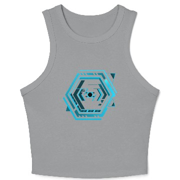 Discover Cyberpunk teleporter 15. Crop Tank Top