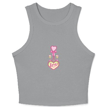 Discover Love - Valentine's day Crop Tank Top