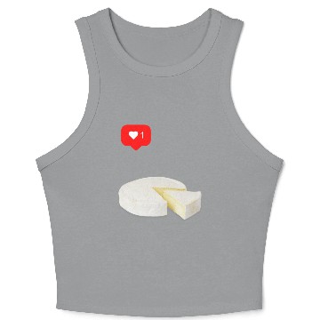 Discover Brie Cheese Lover Crop Tank Top