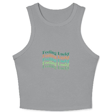 Discover Feeling Lucky Gift, St Patrick's Day Crop Tank Top