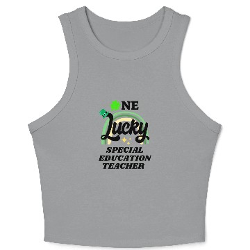 Discover Special education teacher, St Patrick's Day Gift Crop Tank Top