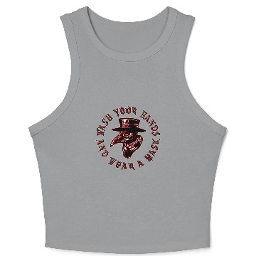 Discover Plague Doctor #2 Crop Tank Top