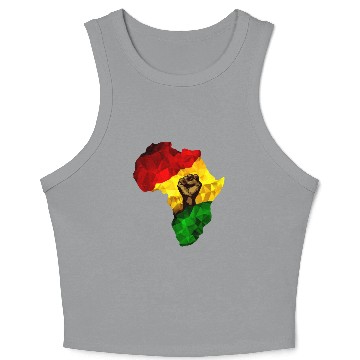 Discover Black Unity in History Crop Tank Top