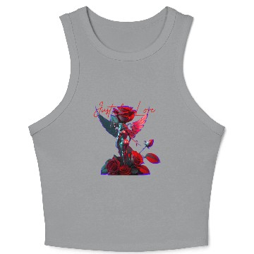 Discover cupid love Crop Tank Top