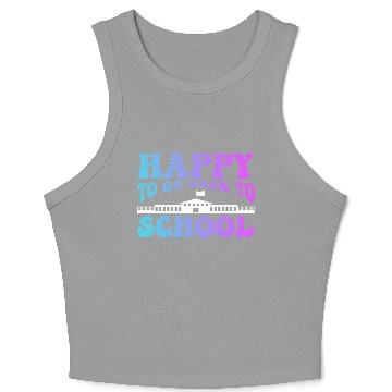 Discover Back To School Crop Tank Top