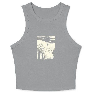 Discover outdoor nature design, wilderness Crop Tank Top