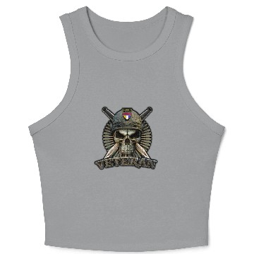 Discover 2SAI Veteran Crop Tank Top