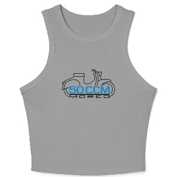 Discover 50ccm Motorcycle Moped KR50 Schwalbe Emblem Crop Tank Top