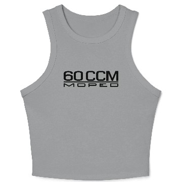 Discover 60ccm Moped Motorcycle Emblem (changeable Co Crop Tank Top