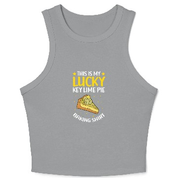 Discover Key Lime Pie Baking Pies Lover Crop Tank Top