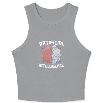 Discover Deep Learning AI Artificial Intelligence Robotics Crop Tank Top